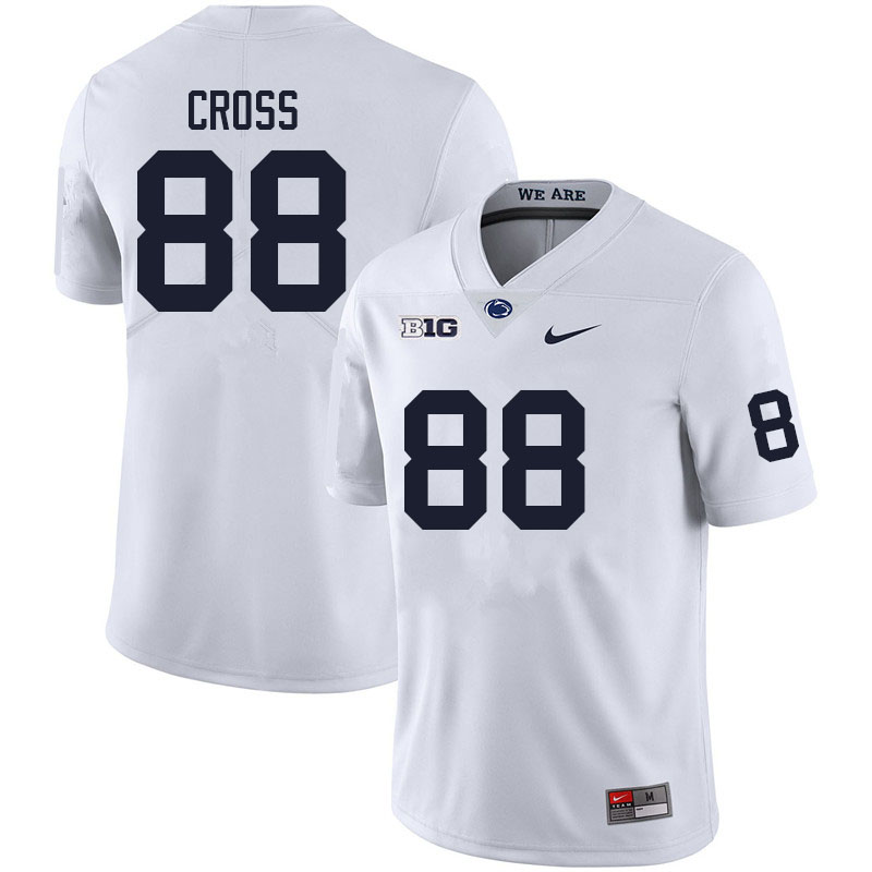 Men #88 Jerry Cross Penn State Nittany Lions College Football Jerseys Sale-White - Click Image to Close